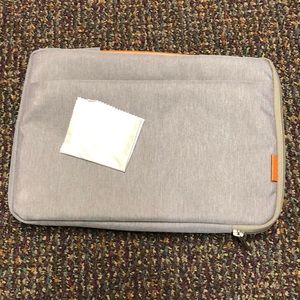 13” Laptop Case Grey with Handle Apple PC Windows
